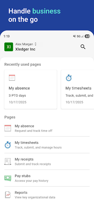 Xledger 2 Screenshot 0