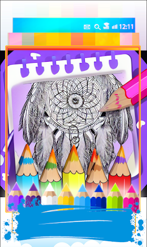 Dream catcher coloring book Screenshot 2