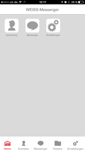 WEISS Messenger Screenshot 1