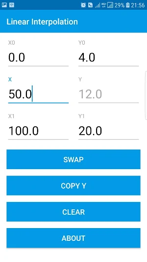 Linear Interpolation Master - Linear Extrapolation Screenshot 2