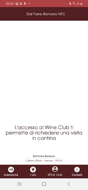 Dal Forno Romano NFC Screenshot 1