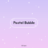 카카오톡 테마 - 파스텔 버블_보라보라 (카톡테마)