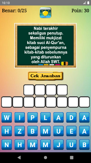 Tebak Nama Nabi Screenshot 0