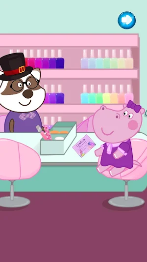 Hippo's Nail Salon: Manicure for girls Screenshot 0