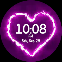 Love Heart Animated Watch Face