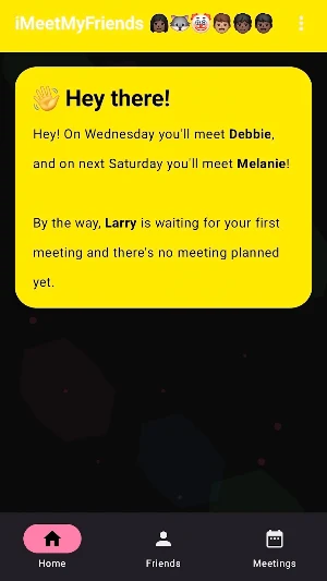 iMeetMyFriends Screenshot 2
