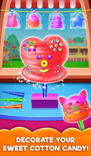 Cotton Candy Shop - Colorful Candy Maker Screenshot 1