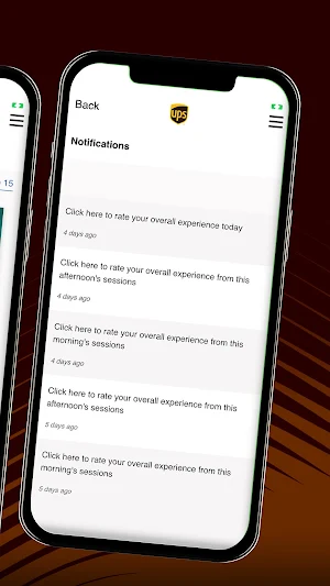 UPS Events Screenshot 2