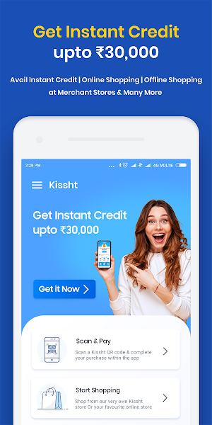 Kissht - EMI without credit card - 0% EMI Finance Screenshot 0