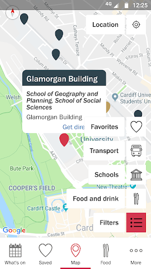 Cardiff University Open Day Screenshot 1