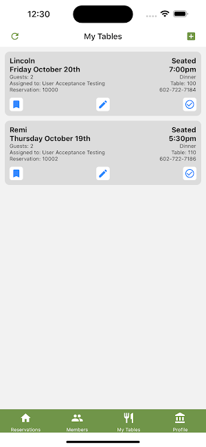 Lescombes Member App Screenshot 1