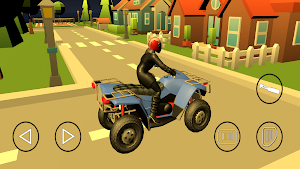 Quad Bike City Game Screenshot 1