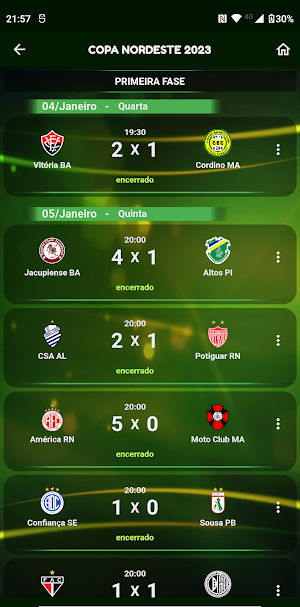 Copa do Nordeste Screenshot 3