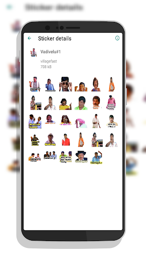Tamil Stickers - Vadivelu Sticker(WAStickerApp) Screenshot 0