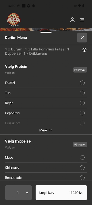 Roma Pizza Sydhavn Screenshot 3