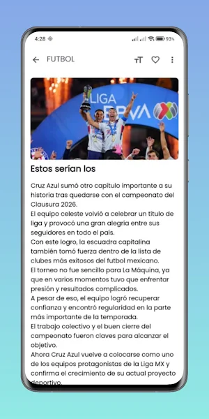 TV México fútbol en vivo Screenshot 3