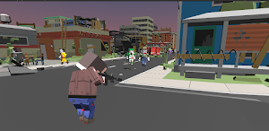 Pixel Wars Mafia: Open World 3D Pixel Craft Gun Screenshot 1
