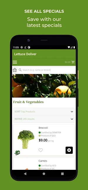 Lettuce Deliver Screenshot 2