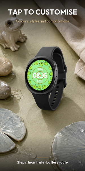 Kawaii Frogs – Watch Face Screenshot 3