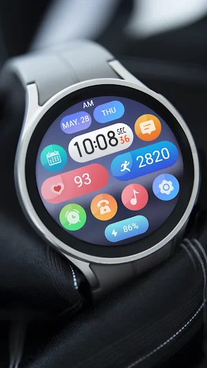 Desktop Time ZKin Watch Face Screenshot 1