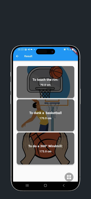 Dunk Calculator Screenshot 2