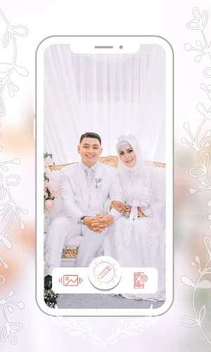 Hijab Couple Bridal Photo Editor Screenshot 3