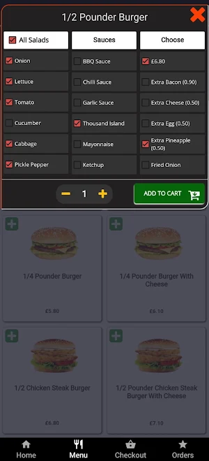 Flames Grill Bishop Stortford Screenshot 1