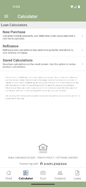 Davidson Homes Mortgage Screenshot 1