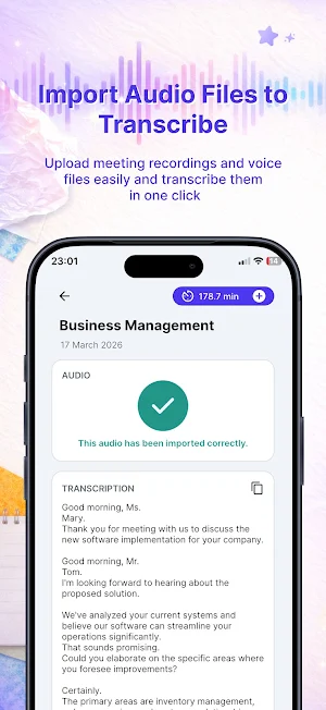 Voxcript : Audio to Text AI Screenshot 2