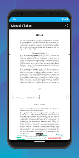 Manuel de l'eglise adventiste Screenshot 3