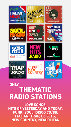 Radio Format thematic radios Screenshot 2