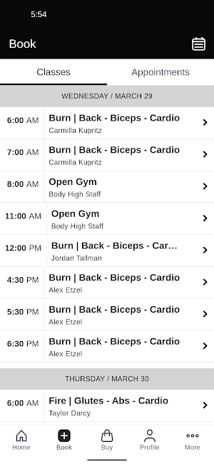 Body High Fitness Screenshot 1