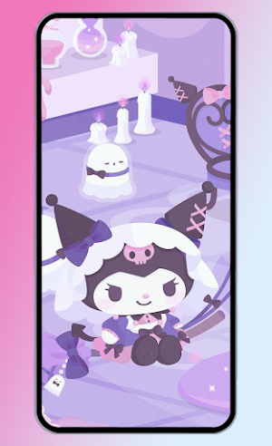 Kuromi My Town World Wallpaper Screenshot 2