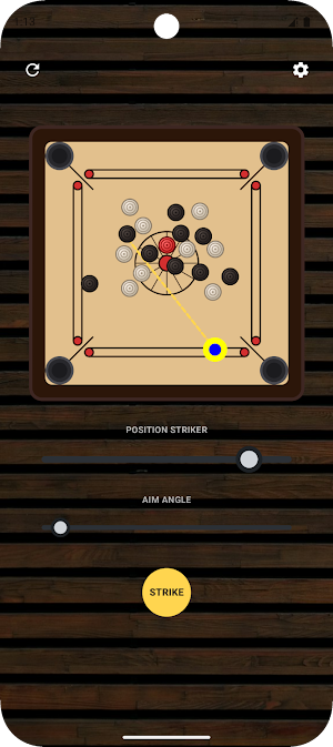 Pocket Striker - carrom board Screenshot 2
