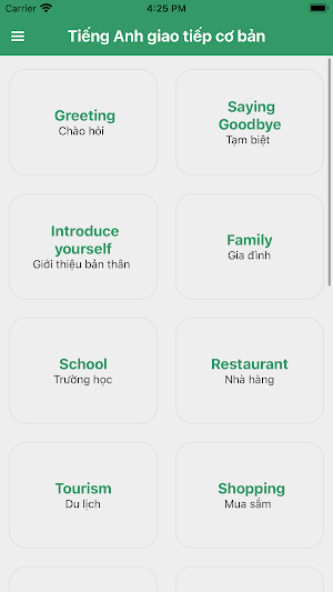 Học Tiếng Anh Giao Tiếp Screenshot 0