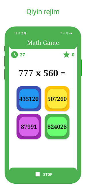 Math game Screenshot 3