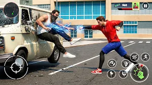Flying Spider Rope Fighter 3D Screenshot 1
