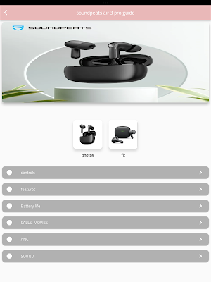 soundpeats air 3 pro guide Screenshot 0