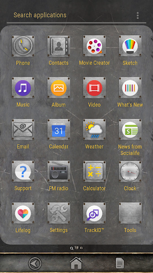 metal | Xperia™ Theme Screenshot 1