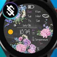 BFF66-Blackboard Art Hydrangea