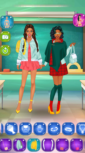 High School BFF Dress up Screenshot 2