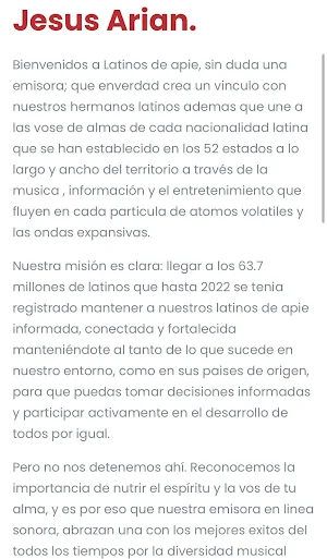 Latinos De Apie Screenshot 0