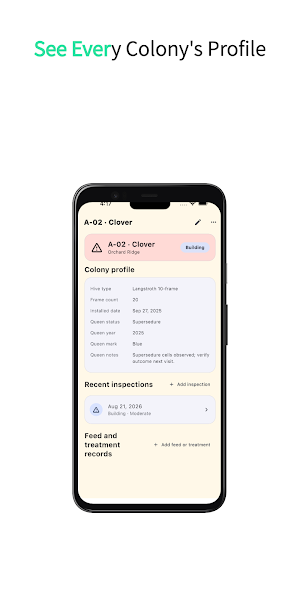 HiveLedger: Apiary Log Screenshot 2
