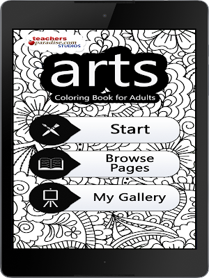 arts Coloring Book for Adults Screenshot 2