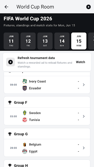 Famelack - Live Scores Screenshot 2