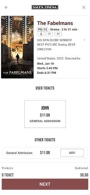 Salem Cinema Screenshot 2