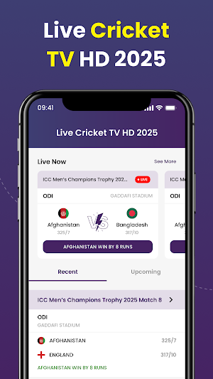 Live Cricket TV HD 2025 Screenshot 0