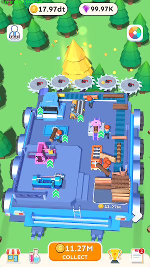Rolling Woodcutter Screenshot 2