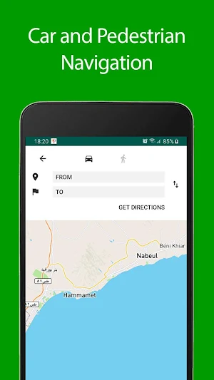 Hammamet Offline Map and Travel Guide Screenshot 1