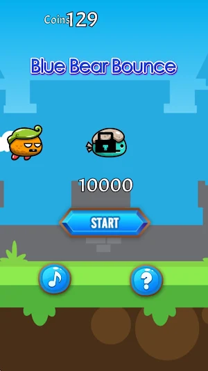 Blue Bear Bounce Screenshot 1
